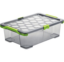 Boîte de rangement en plastique avec couvercle
