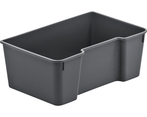 Panier pour boîte Evo 11 & 15 l anthracite 25,2x16,4x9,7 cm Boîte à tiroirs en plastique pour le rangement