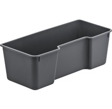 Graue Schubladenbox aus Kunststoff