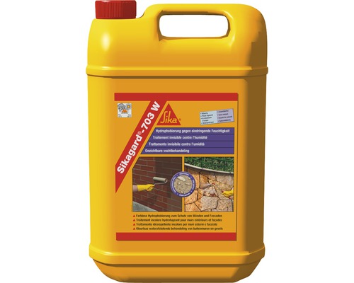 Protection hydrofuge façade, mur, toiture et sol Sika Sikagard Protection  Tout en 1 20 L