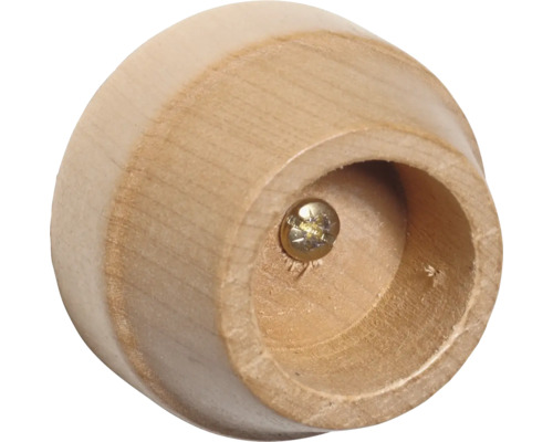 Support de tringle de penderie en bois avec vis