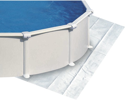 Intissé de protection du fond Extra 4.20 x 4.20 m Piscine hors sol avec feutre de protection de sol