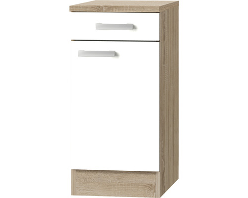 Meuble bas Zamora blanc (lxhxp) 40,0x84,8x60,0 cm