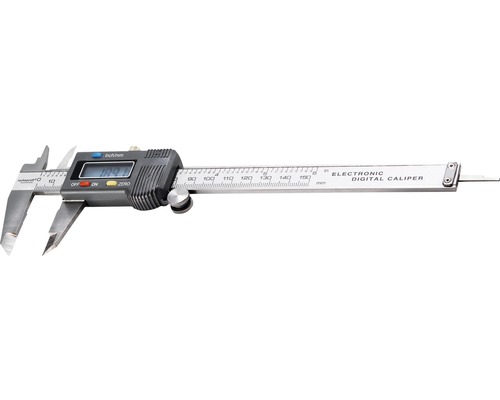 Pied à Coulisse Numérique TOOLSTAR 0-100 Mm - Précision ±0,03 Mm - Acier Inoxydable - Mesure Intérieur/extérieur/profondeur - 6