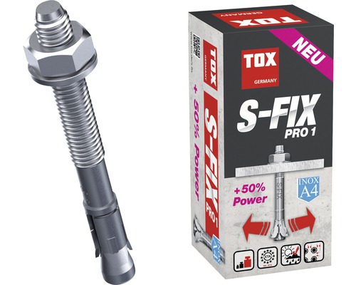 TOX S-Fix Pro 1 ancrage charges lourdes avec emballage