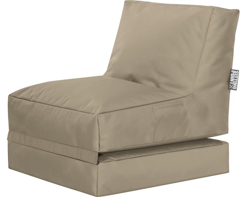 Sitzsessel Sitting Point Twist Scuba khaki 90x70x80 cm (ausgeklappt 180x70x60 cm)