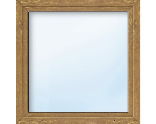 Fenêtre en plastique ARON Basic blanc/golden oak 600x600 mm DIN gauche