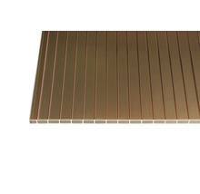 Gutta Acryl Hohlkammerplatte/Doppelstegplatte 32-16 bronce 6000 x 980 x 16 mm-thumb-2