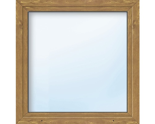 Fenêtre en plastique ARON Basic blanc/golden oak 500x550 mm DIN droite