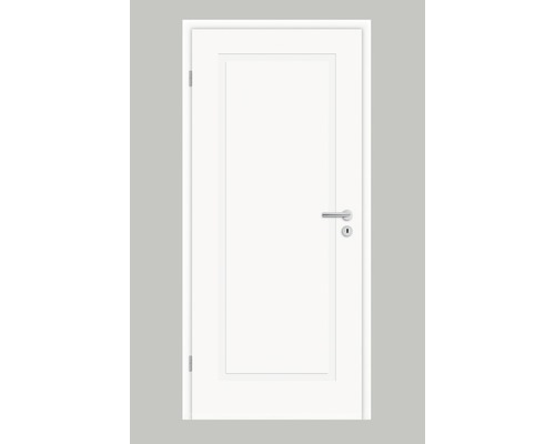 Porte intérieure Pertura Mila 01 laque blanche (similaire RAL 9010) 86,0x198,5 cm gauche