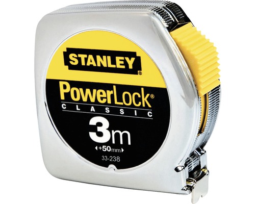 Stanley Mètre à ruban Powerlock 3 m