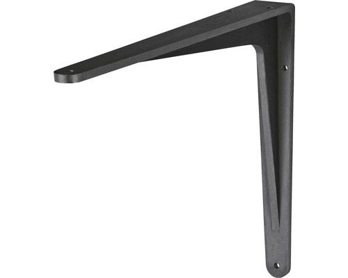 Schwarze Regalwinkel aus Metall
