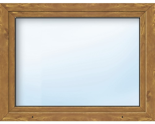Fenêtre en plastique ARON Basic blanc/golden oak 1100x900 mm DIN droite