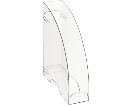 Porte-revues Timeless DIN A4 transparent 8,2x24,2x30,2 cm Boîte de classement transparente en plastique pour ranger des documents.