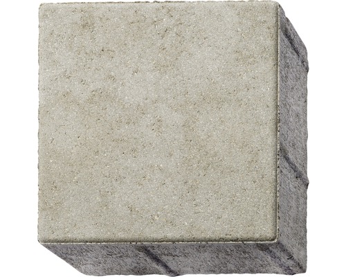 Pavé carré Crescendo gris avec mini-chanfrein 20 x 20 x 8 cm