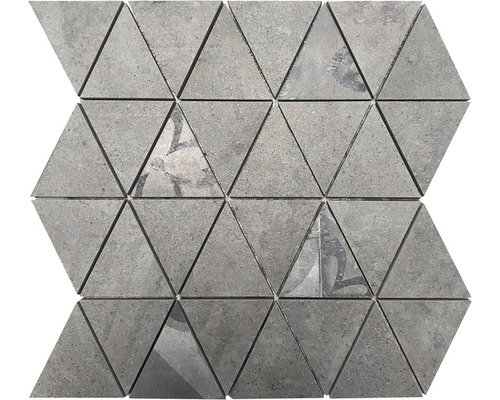 Mosaïque en grès cérame Triangolo grey 30x34 cm Mosaïque en forme de triangle en pierre