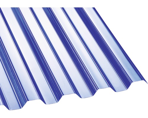 Plaque profilée en polycarbonate trapézoïdale transparente 3500x1045 mm