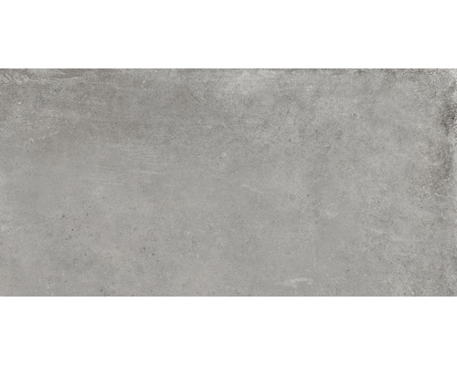 Carrelage de sol en grès cérame fin Gare grey 60x120 cm