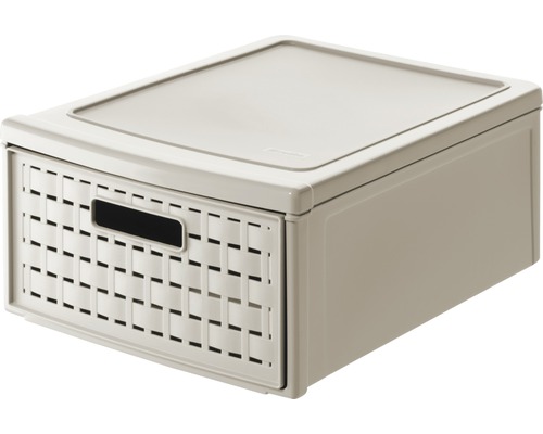 Aufbewahrungsbox mit Deckel und Schublade