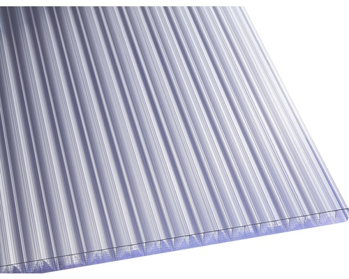 Panneau alvéolaire en polycarbonate Thermostar transparent 3500x980x25mm