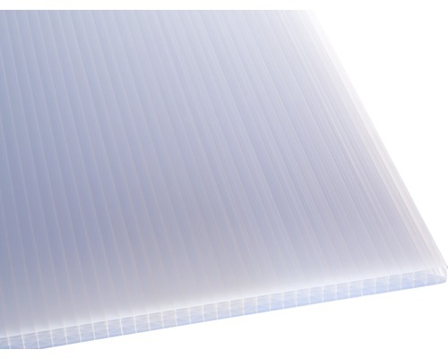 Panneau alvéolé/Entretoise Gutta Sunstar en polycarbonate 20-25 opale blanc 3500x980x25 mm