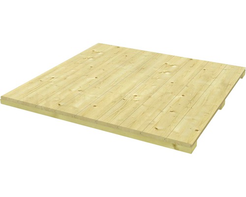 Plancher Skanholz pour chalet CrossCube taille 2, 239x155 cm