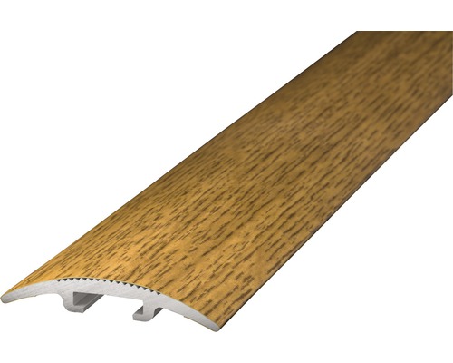 Übergangsprofil Alu D.O.S. eiche dunkel 32x2700 mm Holzdekor Übergangsprofil