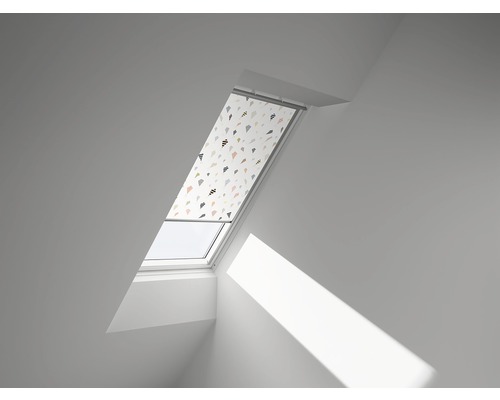 Store occultant VELUX cerfs-volants à commande manuelle cadre aluminium DKL MK08 4667S