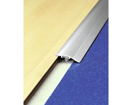 Profilé d'adaptation D.O.S. alu chêne clair 38x2700 mm Profilé de sol pour la transition entre deux revêtements de sol