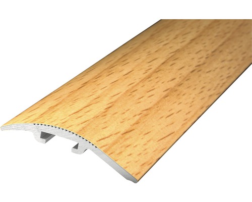 Profilé d'adaptation D.O.S. Alu hêtre 38x2700mm Profilé de sol en aluminium avec décor bois