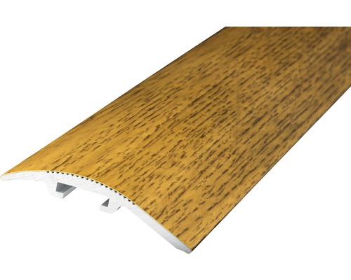 Anpassungsprofil D.O.S. Alu eiche dunkel 38x2700 mm Bodenprofil aus Kunststoff mit Holzdekor