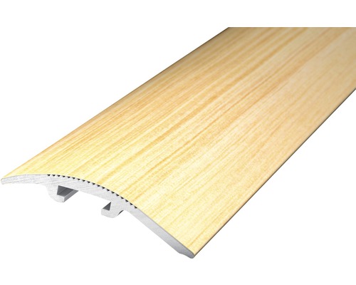 Profilé d'adaptation D.O.S. alu érable 38x2700 mm Profilé de sol avec structure en bois