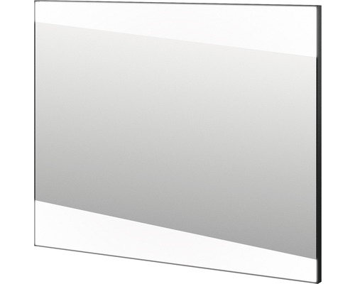 LED Lichtspiegel Qube 100x80 cm schwarz
