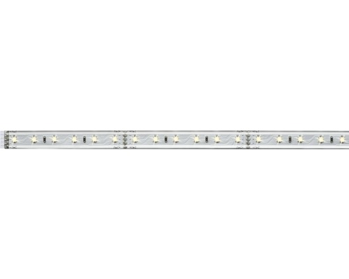 LED Streifen MaxLED 500 7W 24V warmweiss silber kunststoff 1 m