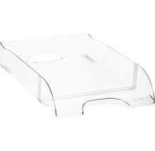 Transparente Briefablage aus Kunststoff
