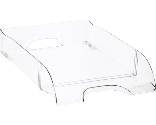 Transparente Briefablage aus Kunststoff