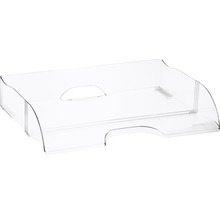 Transparente Briefablage aus Kunststoff