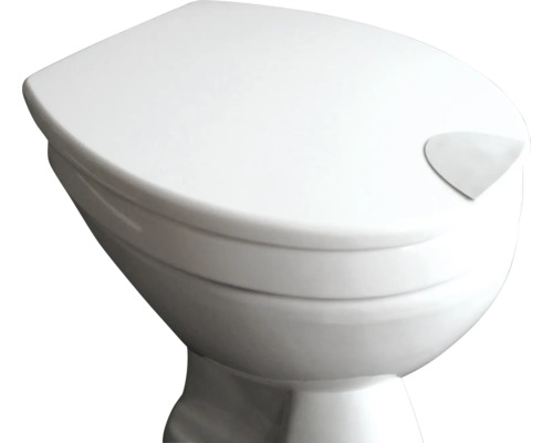 Abattant WC Mécanisme de fermeture en douceur Forme D Duroplast - Abattant  WC