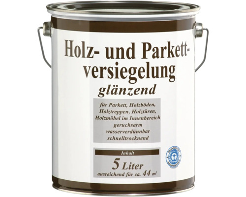 Holz- und Parkettversiegelung glänzend 5 l-0