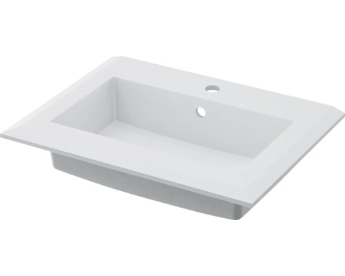 Vasque pour meuble Qube 60 cm blanc mat