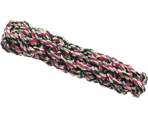Corde en coton nouée 20 cm, coloré