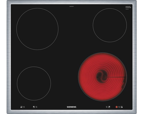 Siemens EA645GEA1C Glaskeramikkochfeld mit Flachrahmen 60 cm 4 Kochzonen herdgesteuert