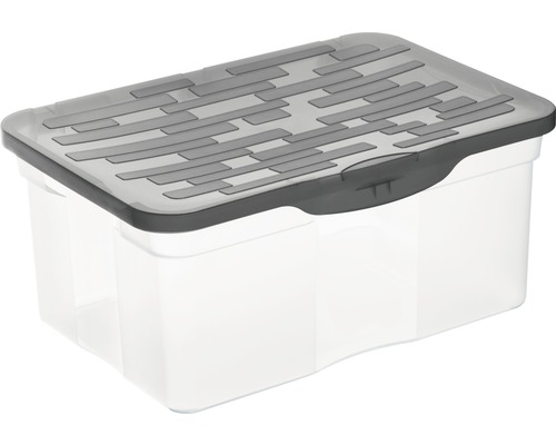 Aufbewahrungsbox aus Kunststoff mit Deckel
