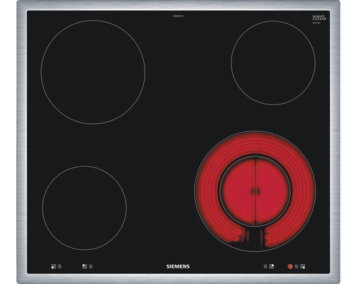 Siemens EA645GFA1C Glaskeramikkochfeld mit Flachrahmen 60 cm 4 Kochzonen herdgesteuert