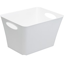Boîte de rangement en plastique avec poignées