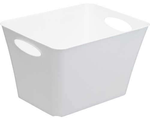 Boîte de rangement en plastique avec poignées