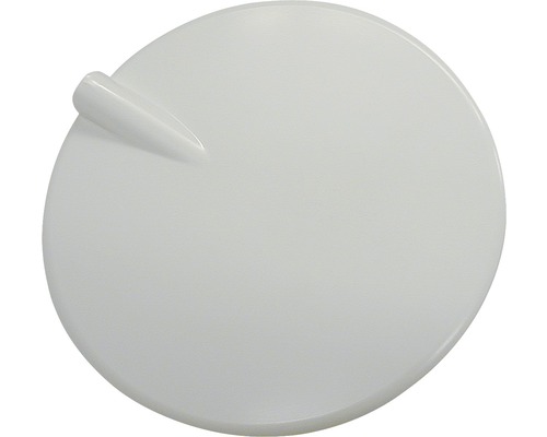 Rosette de plafond blanche Ø 100 mm avec rainure