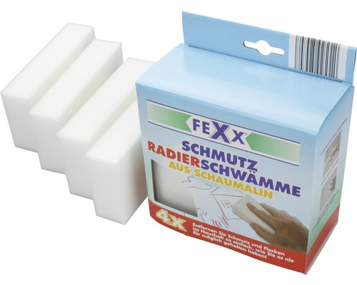 FEXX éponges effaceuses de saleté avec emballage