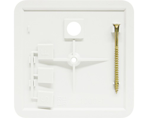 Plaque de montage avec vis