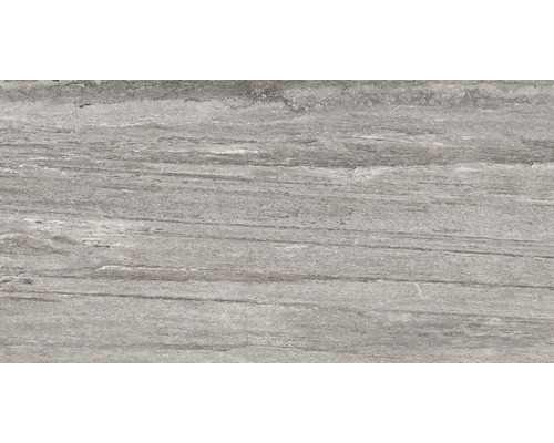 Carrelage pour sol en grès cérame fin Portman gris 32x62.5 cm